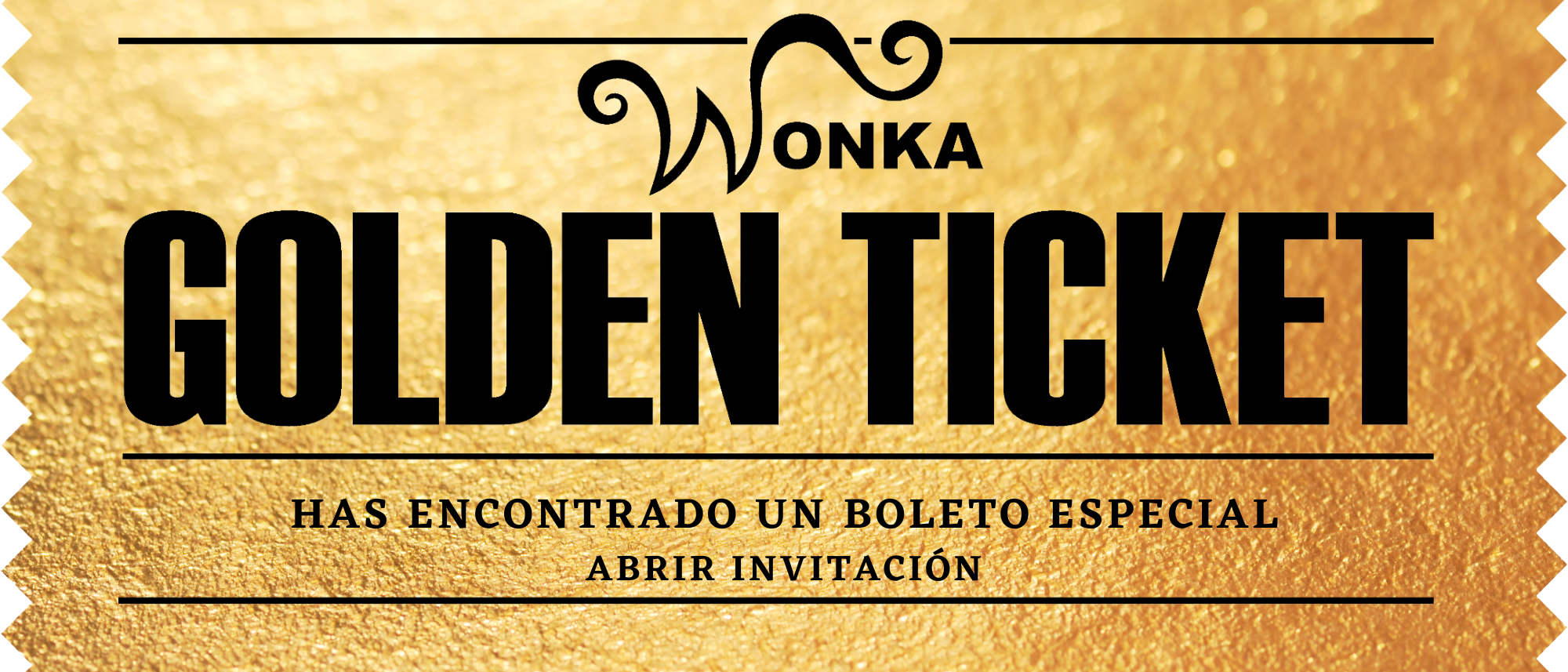 Wonka Ticket